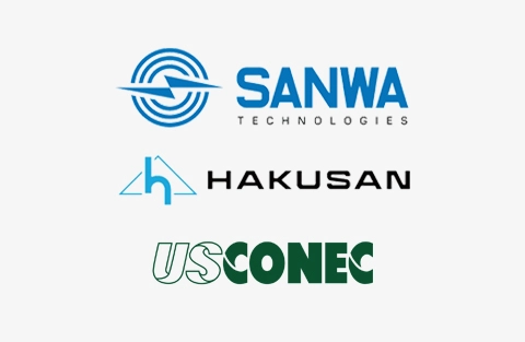 Sanwa Hakusan US Conec Logo